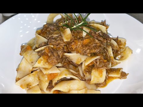 PAPPARDELLE AL RAGU BIANCO DI CINGHIALE