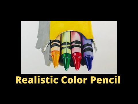 Realistic Colored Pencil | crayon time lapse