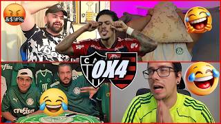 INCREDULOS! OLHA COMO OS TORCEDORES RIVAIS REAGIRAM A FLAMENGO 4X0 ATLETICO MG