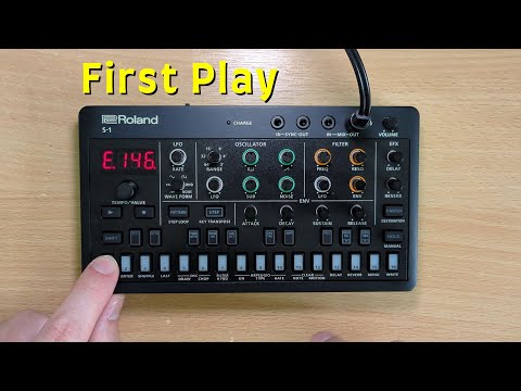 Roland AIRA S-1 Tweak Synth | First Play (no talking)