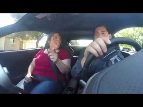 My aunts reaction to a McLaren MP4-12C Acceleration HILARIOUS!!!!!