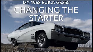 1968 Buick GS350. Changing the starter on one of the daily drivers.