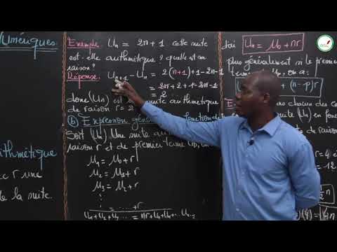 Course - Terminale L - Mathematics: Numerical Sequences / M. Mbow