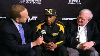 Mayweather & Warren Buffett - Pre-Fight Interview - SHOWTIME Boxing
