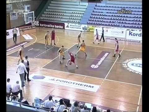 Prprovic Luka akcija Vindija Split. Final Four Prvenstvo Hrvatske Karlovac 2008 juniori