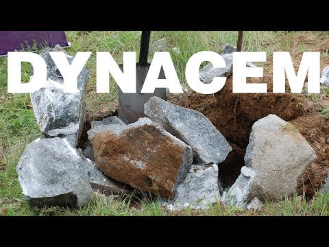 Comment casser un roche de granite avec un mortier expansif pour démolition Dynacem - 37 secondes