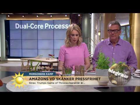 Allt större stöd till pressfrihet efter Trump - Nyhetsmorgon (TV4)