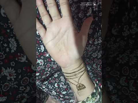 Beautiful Simple Jewellery Mehandi Design ❤️❤️❤️ jhumka!!! Latkan Mehandi Design 🥰🥰 By Kahkashan