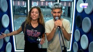 Agoney canta un trozo de "No te pude Retener" la canción que Miriam canto en la Final de OT 27-10-17