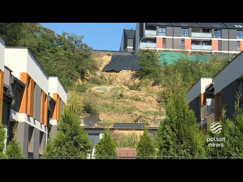Nowe deweloperskie osiedle z widokiem na skarpie, która... osiada
