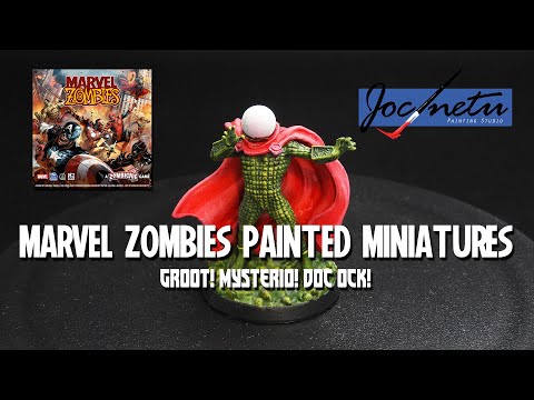 Marvel Zombies Painted Miniatures Part 8 ? | Groot, Mysterio, Doc Ock & More!