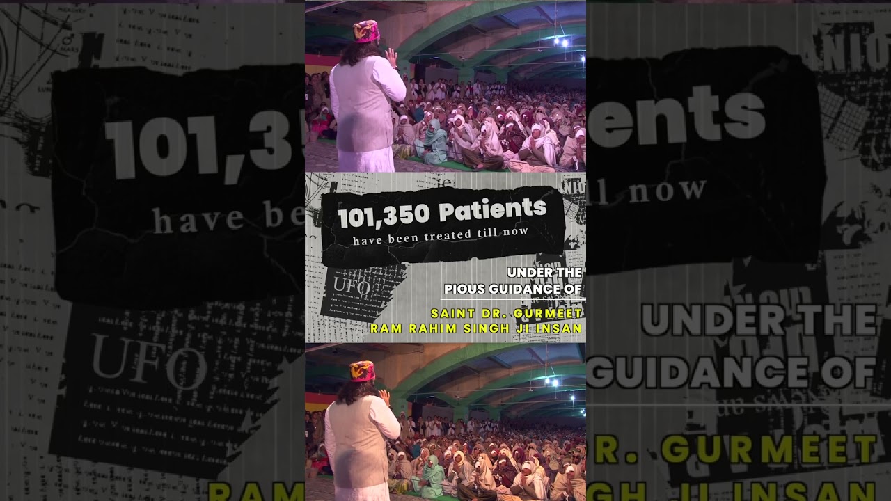 Free Eye Camp 2024 | Gift of Sight by Dera Sacha Sauda  #Shorts #RamRahim