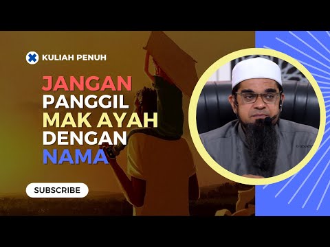 Jangan Panggil Mak Ayah Dengan Nama  | Ustaz Aslam
