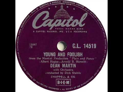 UK New Entry 1956 (32) Dean Martin - Young And Foolish