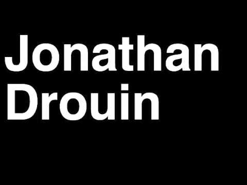 How to Pronounce Jonathan Drouin Tampa Bay Lightning NHL 2013 Draft Pick Hockey Player
