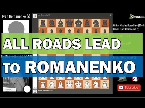 All Roads Lead to Romanenko | Nicolas Rossolimo vs Ivan Romanenko analyzed by Stockfish | 1948