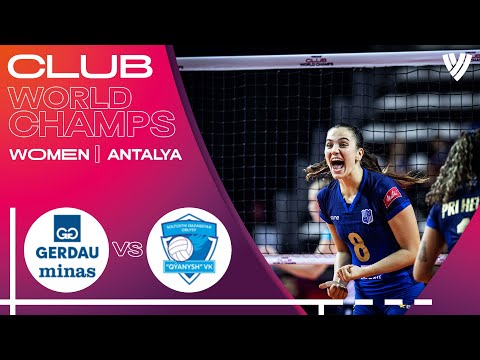 Gerdau Minas (BRA) vs. Kuanysh Club (KAZ) - Match Highlights | Club World Champs 🏐🌎