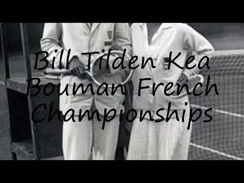 How to pronounce Bill Tilden Kea Bouman French Championships in Dutch?