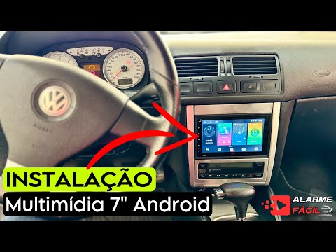 Instalação Multimídia  7” Android Volkswagen Golf ✅ Custo Beneficio
