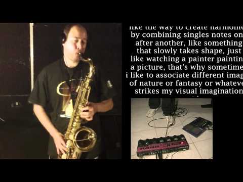 Lonely Ballad Loop by Marcello Carro - Tenor Sax Solo with Boss RC-50 Loop Station