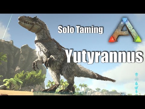 Ark: SE - Solo Taming a Yutyrannus | Guide on Dino Taming
