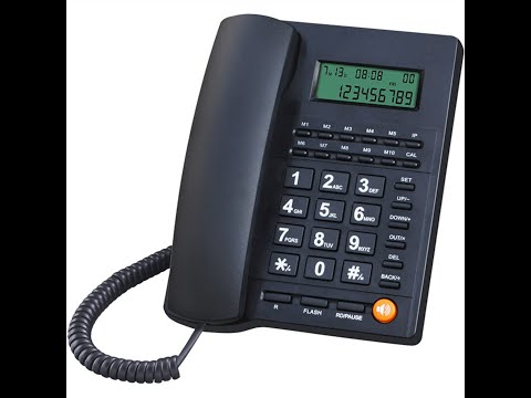 Telefono Fijo Con Identificador, Altavoz, Memorias Y Calculadora L019-3