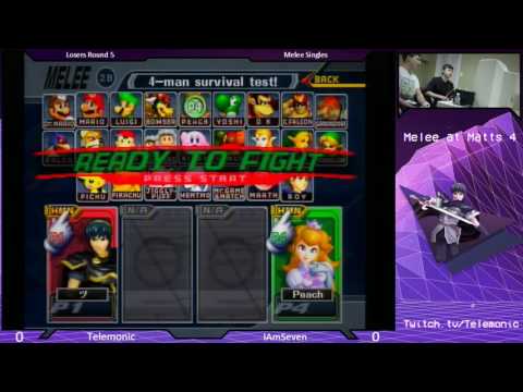 Melee at Matt's | Melee Singles: LOSERS FINALS Telemonic vs IAmSeven