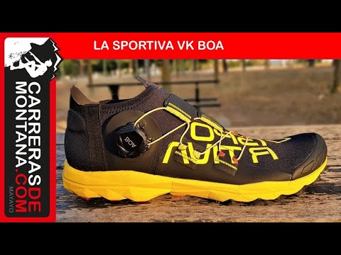 LA SPORTIVA VK BOA: Zapatillas trail para trepar a ritmo record del mundo, con cierre BOA fit.