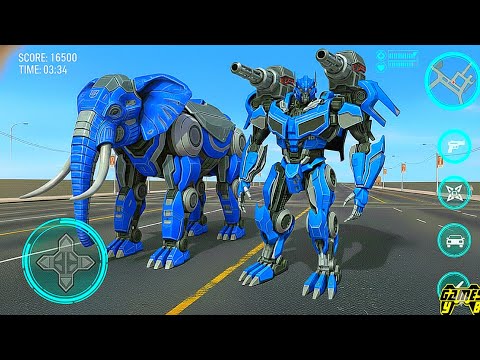 Elephant Robot Transforming City Battle Game 2026 Part 4 - Android Gameplay