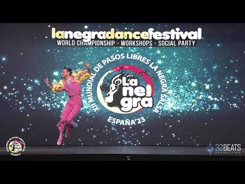 PINUZZO 2⁰ PUESTO FINAL SOLISTA MASCULINO SALSA Mundial de Pasos Libres La Negra Salsa 2023