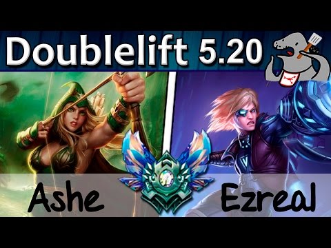 Doublelift - Ashe/Thresh vs Ezreal/Braum - ADC - Diamond S5 | 411