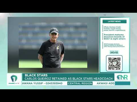 Carlos Queiroz Set To Stay As Ghana Black Stars Coach | New Contract Talks Progress