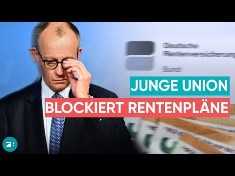 Rentenstreit in der Koalition: Junge Union steht nicht hinter Merz