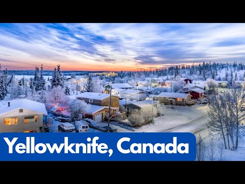 Yellowknife: Relaxing 4K Drone Views