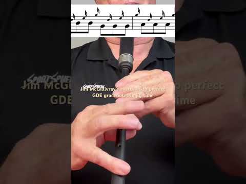 Jim McGillivray’s exercises to perfect GDE gracenotes in jig time. #bagpiper #bagpipes