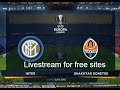 Inter Milan vs Shakhtar Donetsk live | Europa League semifinals 17-08-2020