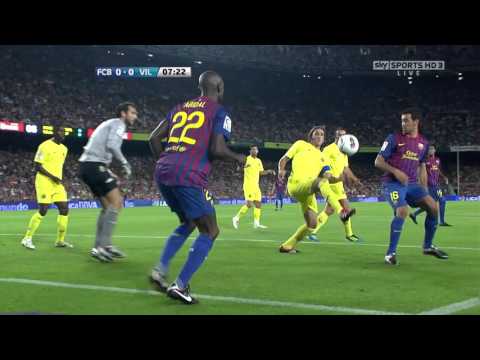 barcelona vs villarreal la liga 29-08-2011- 720HD