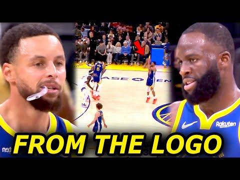 CURRY RARE DUNK! Halimaw mode si Steph Curry nag look away at LOGO three, beastmode si Dray!