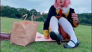 ピクニックをしたり靴下くるくるに抗ったり