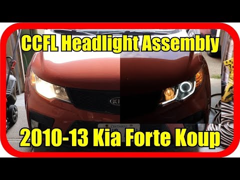 2010-13 Kia Forte Koup - CCFL Headlight Assembly Installation