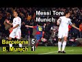 Barcelona vs Bayern Munich 5 - 1 (Agg) - Messi Tore Munich - 2009 Champions League