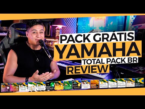 TOTAL PACK BR YAMAHA DE GRAÇA!!! TESTANDO RITMOS