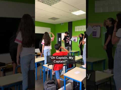 Students give teacher epic surprise on last day of school ❤️￼
