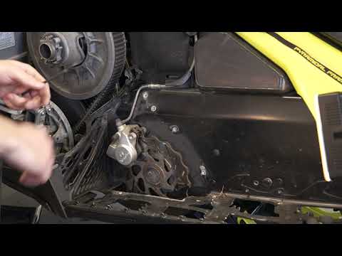 How to change Brake pads on a rev gen 4 skidoo
