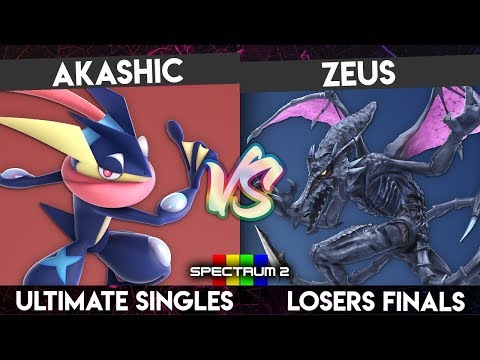 SPECTRUM 2 - Akashic (Greninja) vs. Zeus (Ridley) - Losers Finals - Smash Ultimate Singles