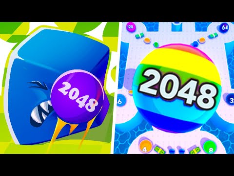 Ball Master 2048 Shooter vs Right Path 2048 - Max Level Gameplay (Part 1)