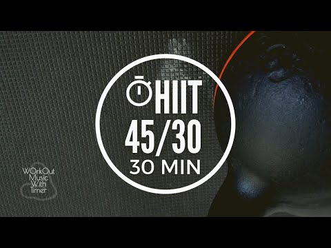 Interval Timer With Music  45 sec rounds 30 sec rest | Mix 104