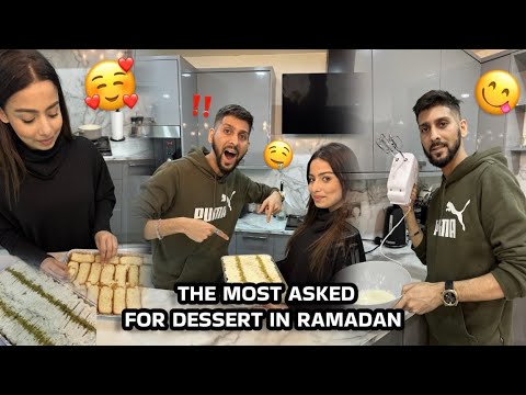 WE MADE THE MOST EASIEST RAMADAN DESSERT REQUESTED BY THE VIEWERS 😍 MUST WATCH !!
