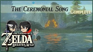 HOW TO GET THE CEREMONIAL TRIDENT! The Legend Of Zelda Breath Of The Wild Sidequest - DarkLightBros