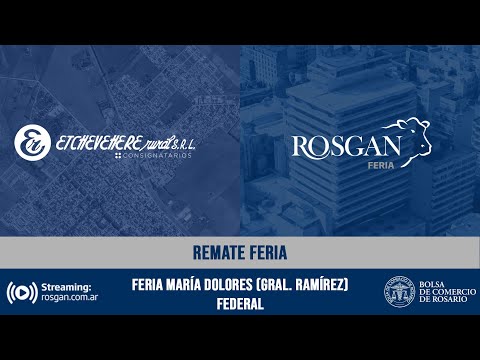 G.RAMIREZ (ENTRE RÍOS) - FERIA MARIA DOLORES  - 23/04/2024 - 9:30hs